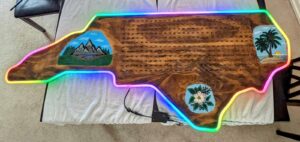 First lighting of the outline